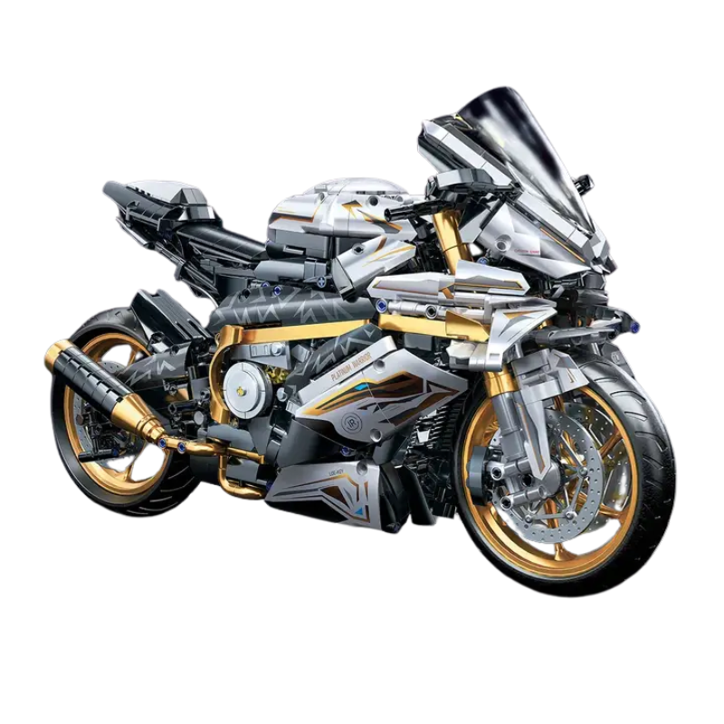 Motorcycle Blocks Model for Teens & Adults-0