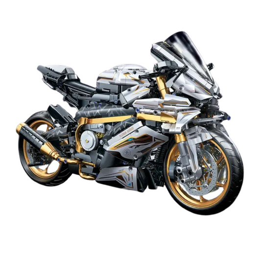 Motorcycle Blocks Model for Teens & Adults-0