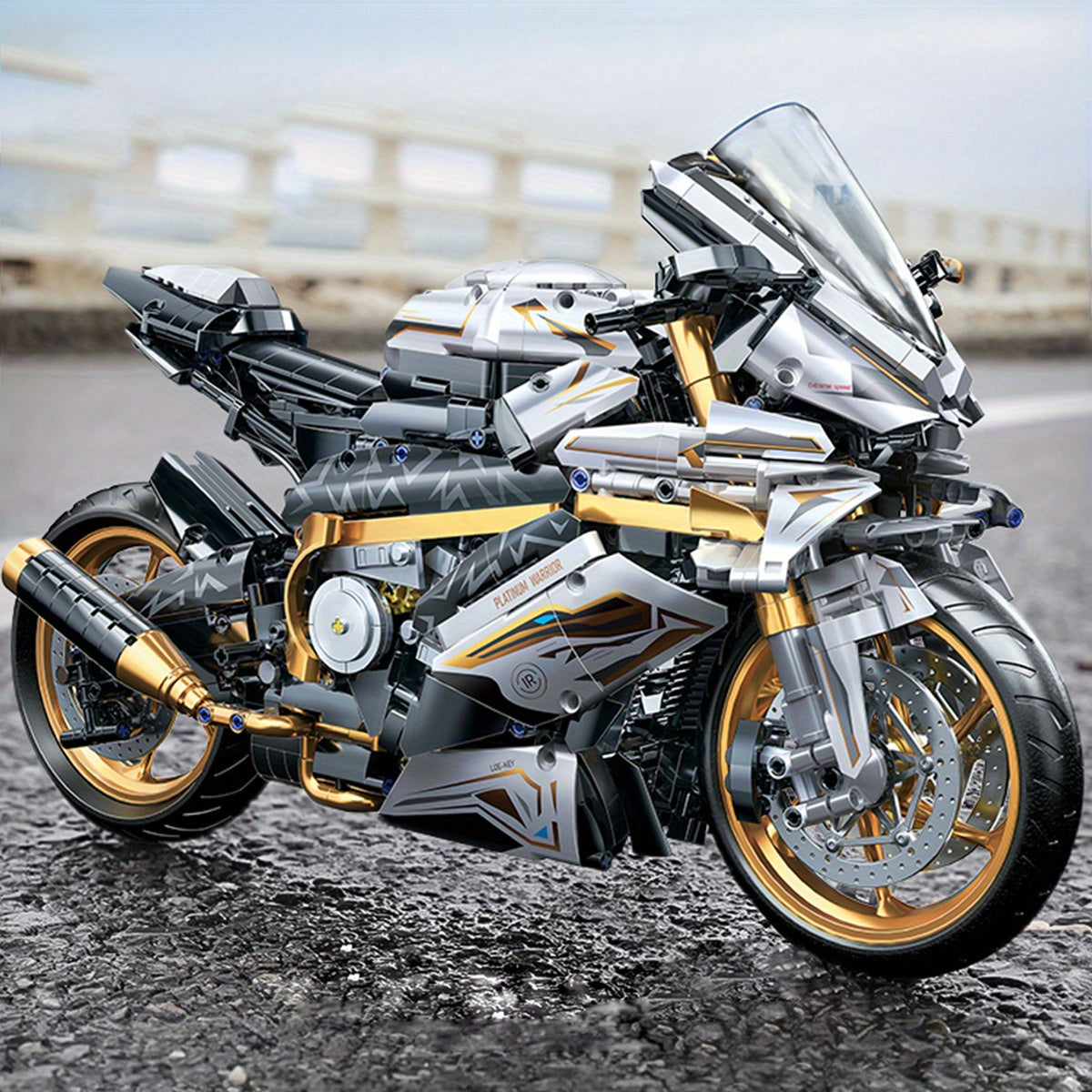 Motorcycle Blocks Model for Teens & Adults-2